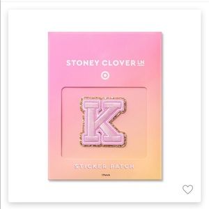 NWT Stoney Clover X Target ‘K’ Sticker Patch